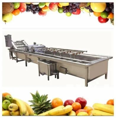 High Quality Fruit Washing Machine / Vegetable Grading Washing Machine