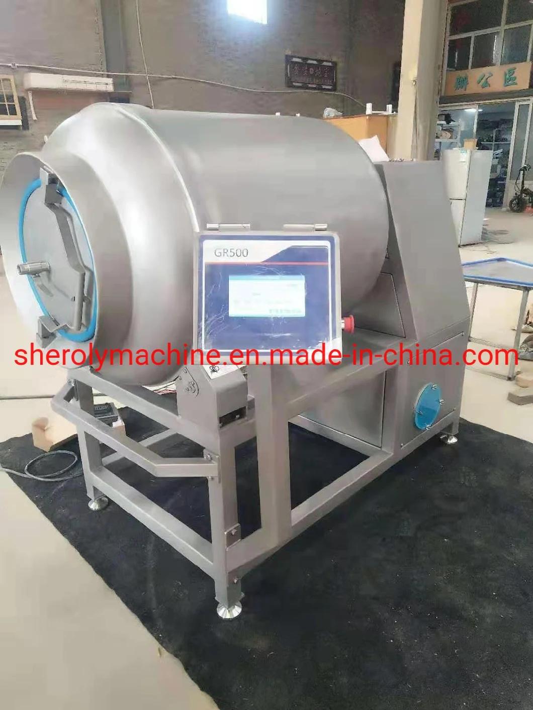 Vacuum Meat Mixing Tank /Duck Meat Kneading Machine/Food Salting Roller Tumbler
