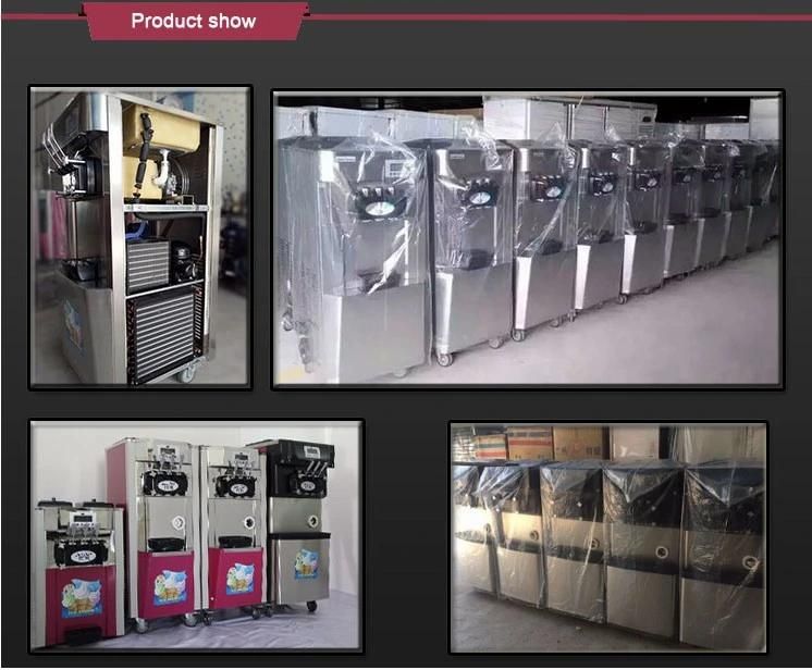 Pre- Cooling Air-Pump Double Compressor Ice Cream Machine Is Sale Dirceting in Factory