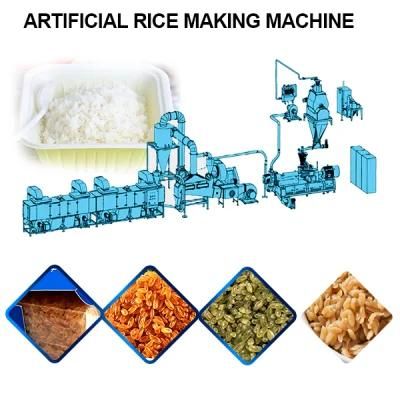 Re-Shaping Rice Extruder Machine/Fortified Rice Process Line/Rice Kernels Re-Make ...