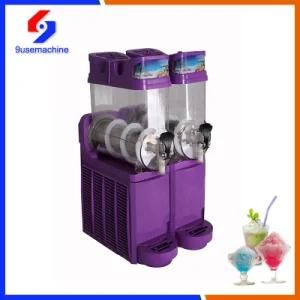 Commercial 2 Tank Frozen Drink Slush Making Machine