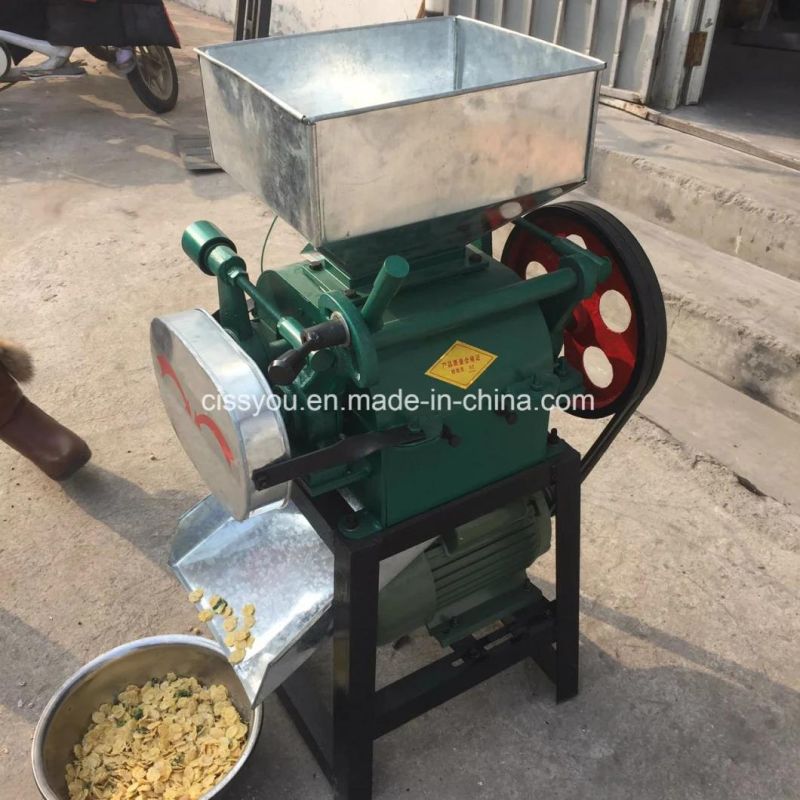 Instant Oat Beans Rice Corn Flakes Flaking Making Machine