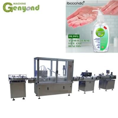 Different Material Small Scale Bottle Filling Machine for 75~95% Alcohol Ethanol Gel Hand ...
