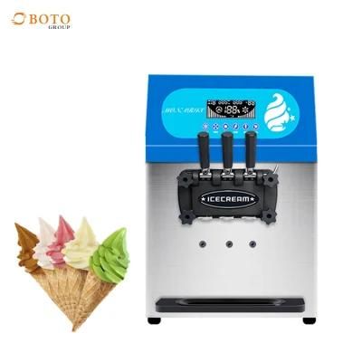 Exquisite Design Bench Ice Cream Machine for The Brazil Market