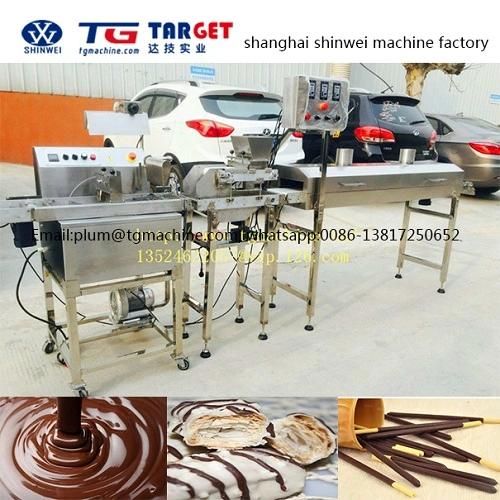Jzj30 Lab Chocolate Enrobing Machine and 4m Cooling Tunnel