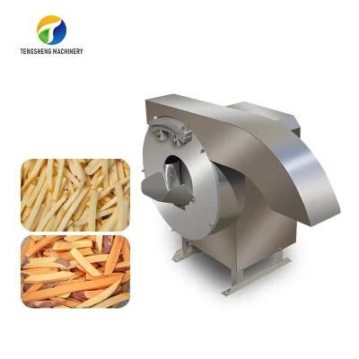 Food Industrial Electric Vegetable Cutter French Fries Cutting Onion Chopper Fruit Strips ...