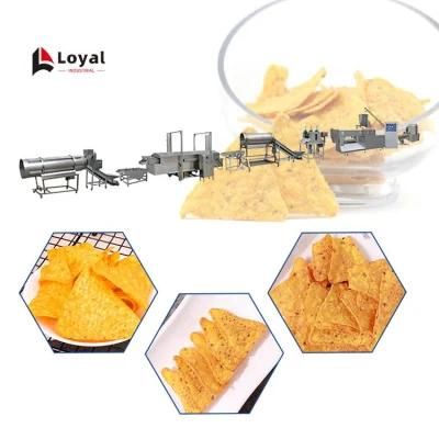 Automatic Corn Chips Machine/Mexico Tortilla Chips Equipment for Sale with Ce