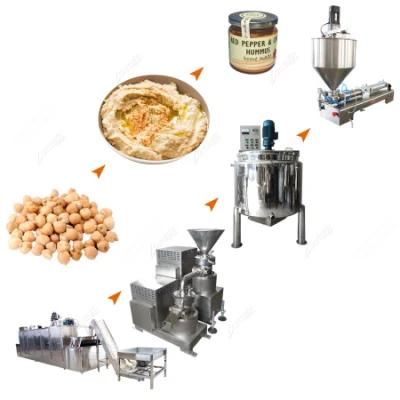 Longer Hummus Paste Making Production Line Chickpea Processing Machine with Plant Price