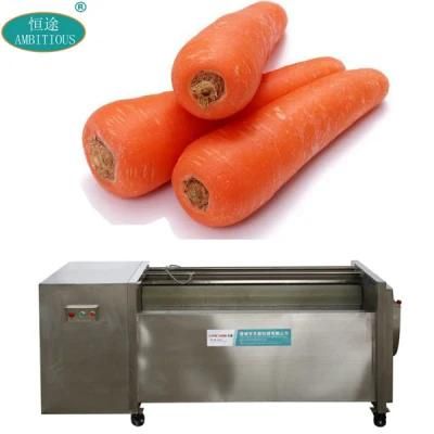 Peeling Washer for Root Vegetables Carrots Cleaning Machine