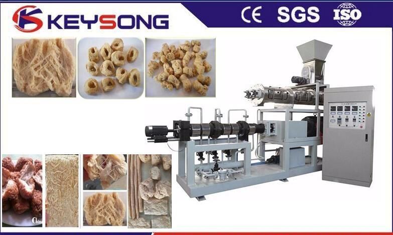 Textured Soya Protein Equipment Soya Nuggests Extruder Food Equipment