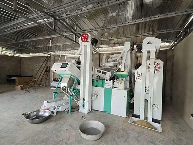 Plant Project for Sale Price Combine Mini Rice Milling Miller Processing Machine