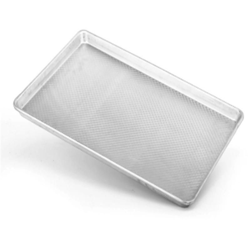 Square Non-Stick Round Corner Corrugated Aluminum Baking Sheet Pan