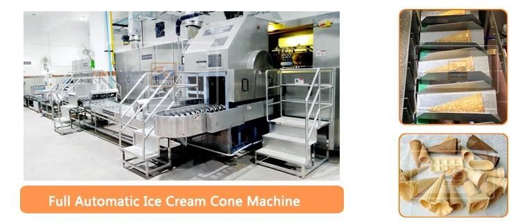 Automatic Waffle Cone Maker Crispy Ice Cream Cone Production Line