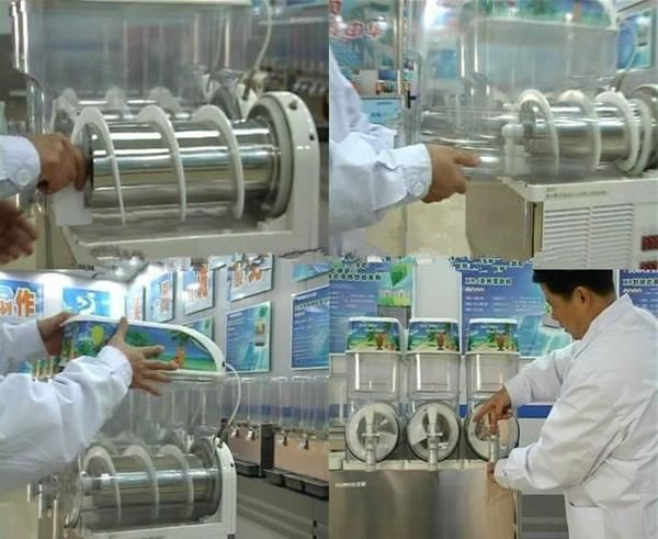 Small space profitable fruit slush making machine
