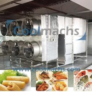 IQF Spiral Freezer for Fish/Seafood/Chicken/Vegetables/Fruits