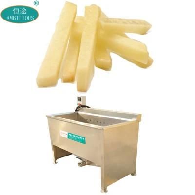 Basket Type Blanching Machinery Electric Potato Chips Blancher Machine
