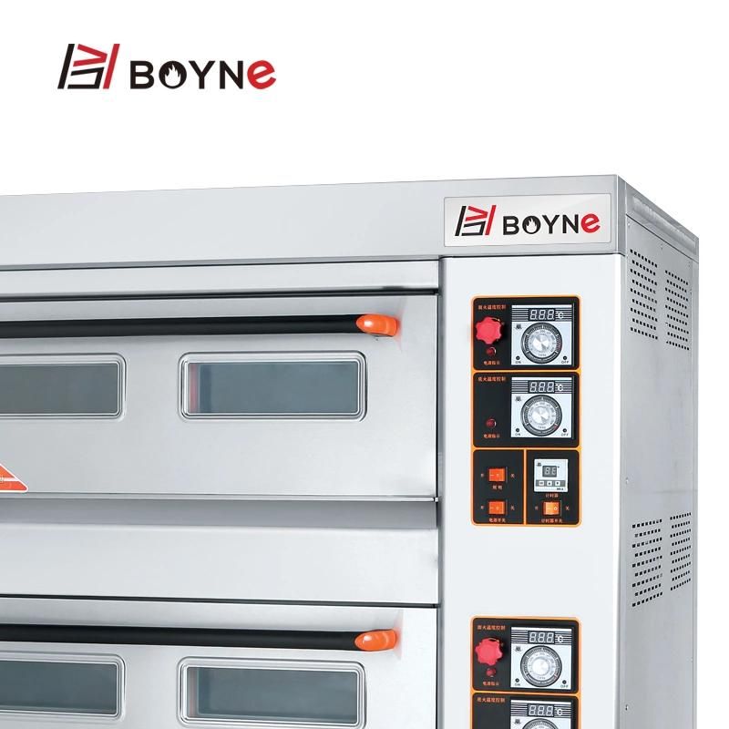 Three Layer Six Trays Gas Oven for Pizza Shop Bread Shop