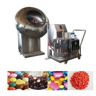 High Efficiency Automation Food Pharmacy Film Coating Machine for Tablet, Choclate, Nuts