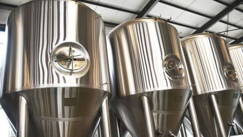 2000L High Quality Jacket Fermenter Beer Fermentation Tank