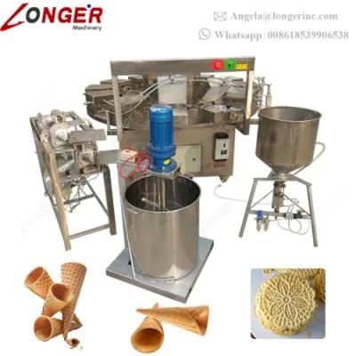 Factory Making Ice Cream Sugar Biscuit Cone Machine