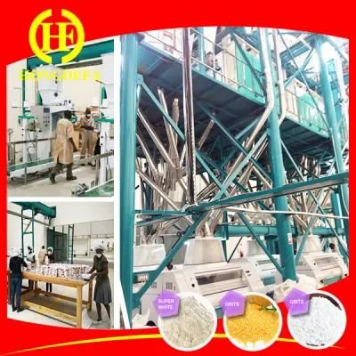 PLC Control Maize Milling Plant with Africa Market Maize