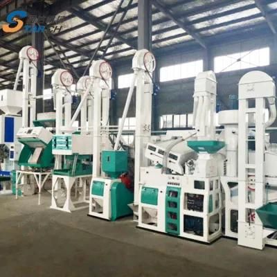 20 Tons Combined Rice Mill Machine Rice Processing Machine Rice Powder Mill