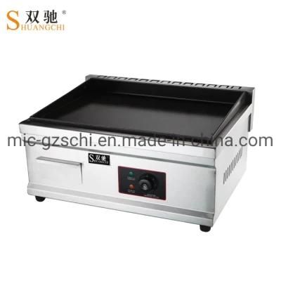 Commercial Using Electric Whole Flat Griddle Non Stick Cooking Meat Hot Sale