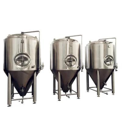 3000L Stainless Steel Beer Fermenter Conical Cooling Tank Fermentation