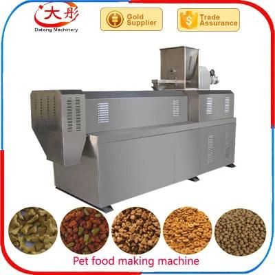 Twin Screw Dry Dog Feed Production Extruder