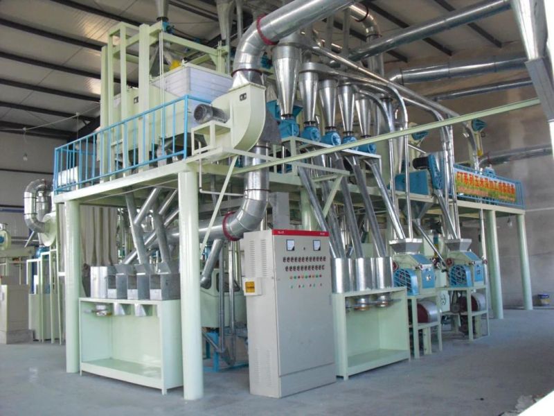 50tons Corn Flour Milling Machine Industrial Maize Flour Mill Plant