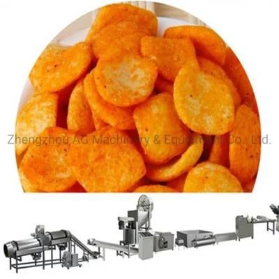 Factory Suppliers Fried Bugles Chips Line Puffed Duck Bugles Production Line