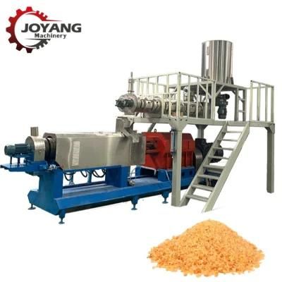 Twin Screw Extruder Acicular Bread Crumb Panko Crumbs Production Line