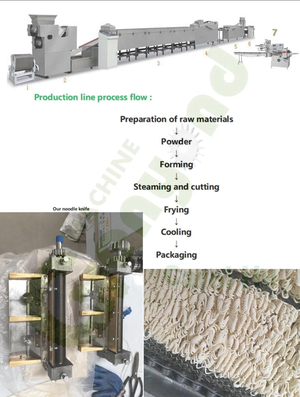 Gyc Mini Small Automatic Non-Fried Fried Frying Instant Noodle Noodles Vending Machine Production Line