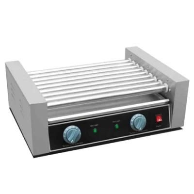 Fy09 9 Rollers Automatic Hot Dog Machine Sausage Grill Roller for Sale Stainless Steel