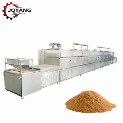 Industrial Food Spices Flavoring Seasoning Sterilizing Microwave Machine