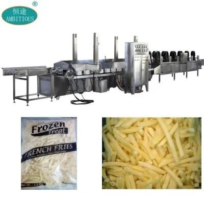 Semi Automatic High Quality Frozen French Fries Production Line, Potato Chips Production ...