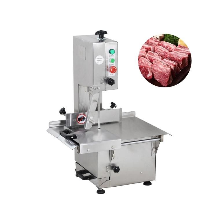 Automatic Fish Steak Chopper Ribs Cutter Frozen Meat Bone Chicken Cutting Machine Meat Band Saw