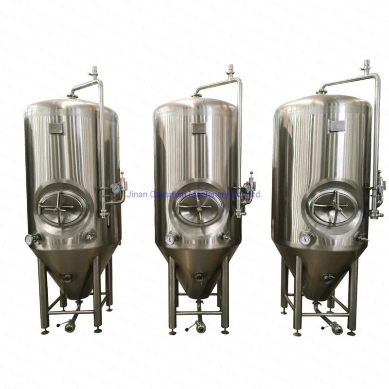 Cassman 500L Beer Conical Fermentation Tank with Dimple Cooling Jacket