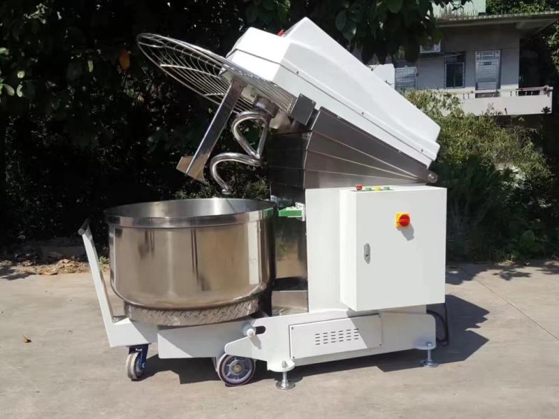 Commercial 50 Kg Dough Kneading Machine / Spiral Dough Mixer