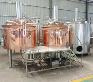 Gas Fired 1000L Beer Brewing Equipment Turn-Key Craft Brewery Equipment Beer Brewery ...