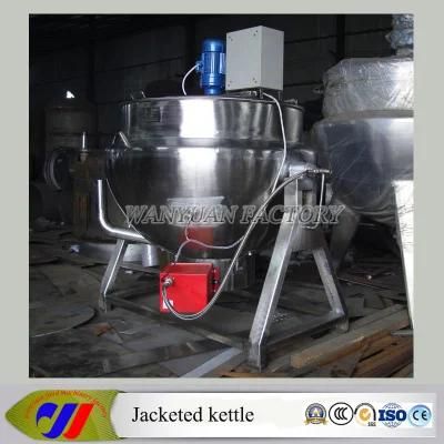 100L Gas Heating Jacketed Kettle with Stirrer