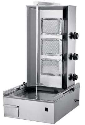 Gas Kebab Shawarma Machine for Buffet (Vgb-13-3 burner)