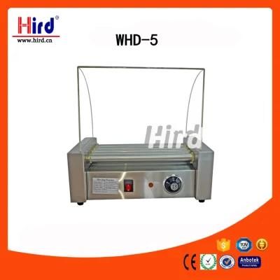 Electric Hot Dog Roller Grill with Cover (WHD-5) CE Bakery Equipment BBQ Catering ...