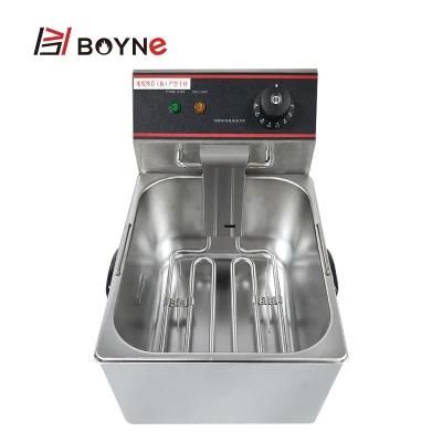 6L Electric Single Tank Fryer for Fried Snacks