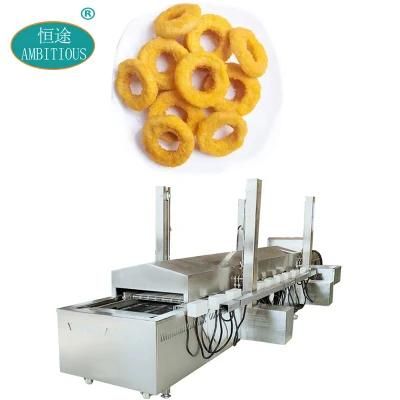 Electric Commercial Food Frying Machine Continuous Mesh Belt Seafood Fryer