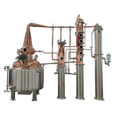 China Manufacture Stainless Steel Home Reflux Steam/Electric Heating Alembic Distiller