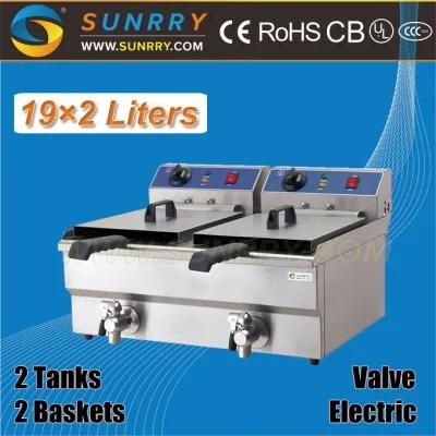 Restaurant Equipment Commercial Countertop Large Fat Deep Fryer