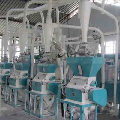 50ton Per Day Roller Mill Degerminator Maize Milling Machine