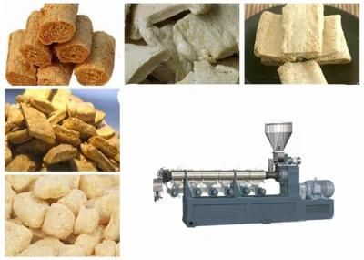 Automatic Soya Meat Soyabean Soya Protein Analog Food Snacks Production Equipment