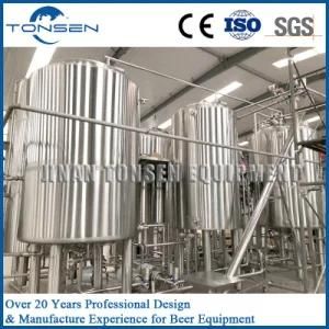 Tonsen 3000L Micro Malt Beer Brewery Micro Beer Production Line Cooling Water Jacket ...
